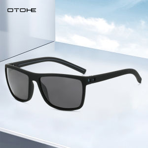OTOHE Fashion Men’s Sunglasses Classic Sunglasses Square Sunglasses UV400 Polarized Sunglasses Eyewear Ultra Light Elastic Leg Anti Glare Glasses Outdoor Sports Driving Sunglasses