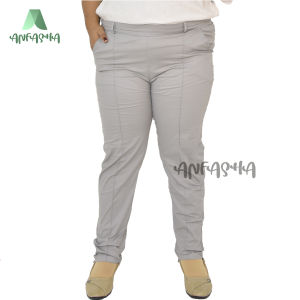 MALIKA JUMBO / Celana Panjang Wanita Basic Pants Mode - Fashion wanita - Fashion muslim mode BY TOKO ANFASHA
