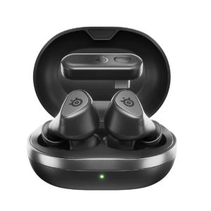SteelSeries Arctis Gamebuds for PlayStation & PC Dual-Mode ANC Wireless Earbuds -Black/White/Glorange(Limited Edition)