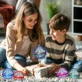 2024 Flying Orb Ball Toy - Christmas Cool Novelty Gift Galaxy Boomerang Hand Magic Floating Orbit Ball HoverOutdoor Toy Stocking Stuffer for Boys Girls Teens Kids Blue. 