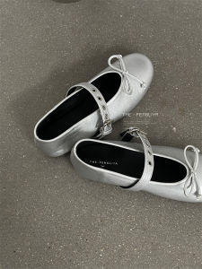 Giày Mary Jane Pháp phẳng Feng Liya cho phụ nữ mùa xuân và mùa thu phong cách tiên nữ mới giày đơn bạc một dây nơ