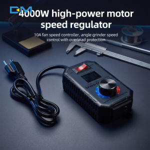 Diymore AC 220V 4000W High-Power Motor Speed Regulator 10A Fan Speed Controller Angle Grinder Speed Control with Overload Protection