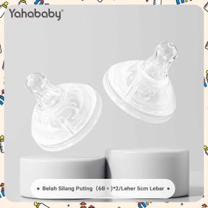 BOTOL BAYI PP YAHABABY  Dot Silikon & Desain Anti-Gas | Set 3in1 300ML Cegah Kembung Perut 0-12 Bulan