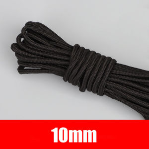 10M/20M Black rope Black nylon rope braided rope High strength and wear-resistant lmported from Germany Nylon rope wholesale 5MM/8MM/10MM
