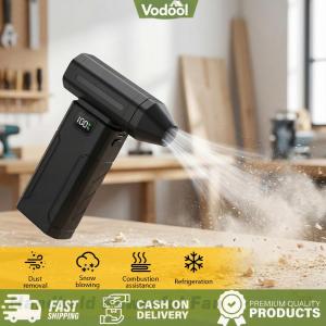[Vodool Sport Center]130000RPM Electric Dust Blower USB Charging High Power Duct Fan Brushless Motor Handheld Air Blower for Home Outdoor Car