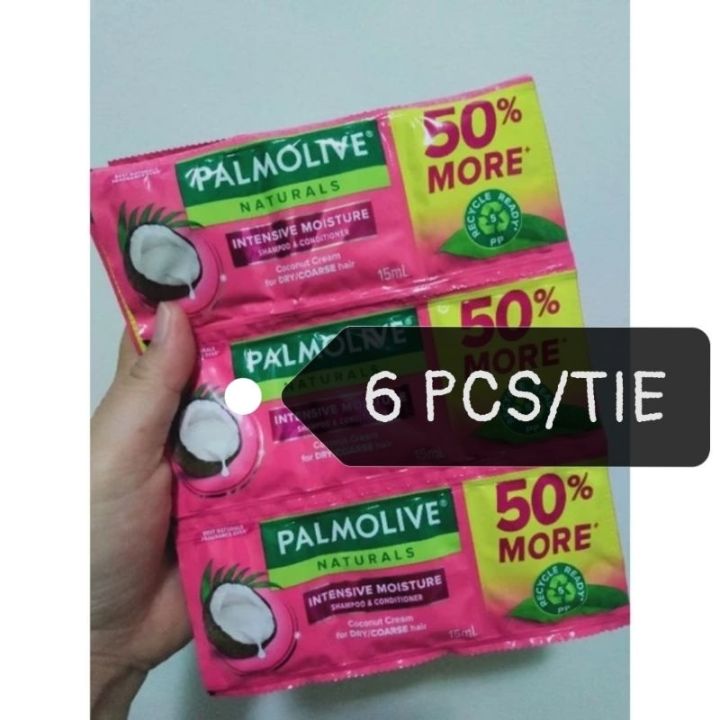 Palmolive Pink Intensive Moisture Shampoo Sachet 15ml - 6pcs/tie (half ...