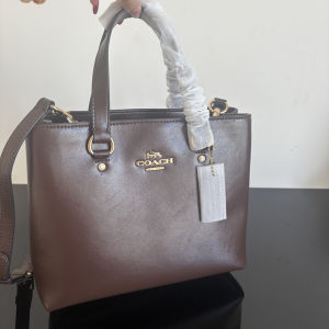 Coach Women Genuine leather Handbag CET29 Classic Signature Tote Shoulder Crossbody Bag Size:28X20.5X11.5cm