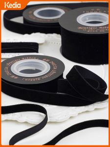 Velvet Ribbon Butterfly Knot Christmas Gift Decoration Silk Ribbon Swan Velvet Gift Box Packaging Velvet