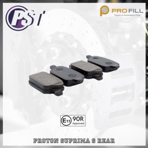 PST Disc Brake Pad [Semi Metallic] PW920289 (D6808M) Rear - Proton Suprima S 2013-19