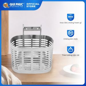 [HỎA TỐC HCM] Ống đũa Deli Oval QUI PHÚC 2 ngăn tiện lợi inox 304 không gỉ sáng bóng cao cấp