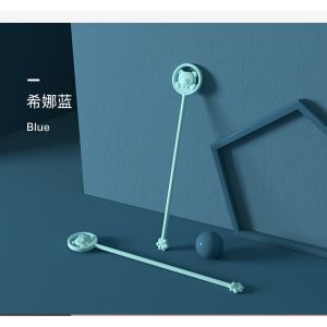 Cây khuấy sữa cho bé hình gấu silicon Que khuấy sữa dễ thương bản Xanh/Hồng