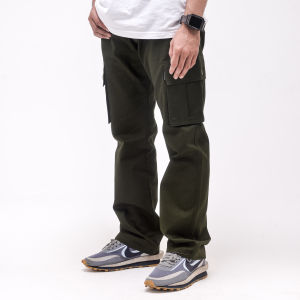 Dryroots Inc Pants Celana Cargo Retro 03 Twill Slim Straight Fit Olive Green