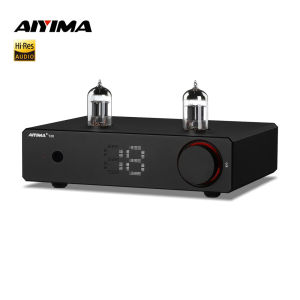 AIYIMA T20 Vacuum Tube Preamplifier ECC83 Fully Balanced Preamp RCA XLR Input HiFi Stereo DAC AMP 12V Trigger Output