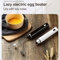 Kopi Milk Frother Electric Pembuih Susu Pengocok Telur Handheld Blender Mixer 1500mAh Portable Egg Beater USB Rechargeable. 