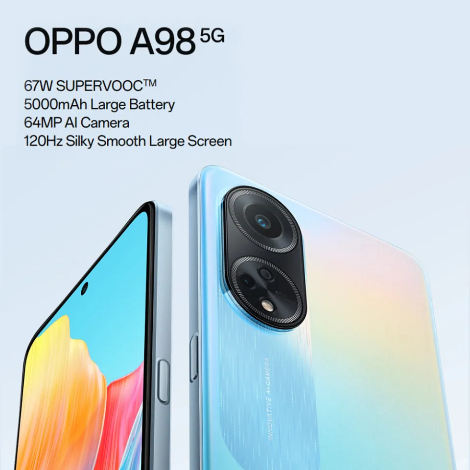 Oppo A98 5G launched with FHD+ 120Hz display, 64MP triple camera & SD695  SoC - Gizmochina
