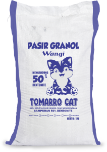GENDIS.COM 12 LITER Pasir gumpal wangi kucing-TOMARO-PASIR KUCING WANGIGUMPAL