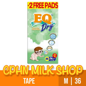 EQ Dry Econo Pack Medium 36 - Tape Baby Diapers