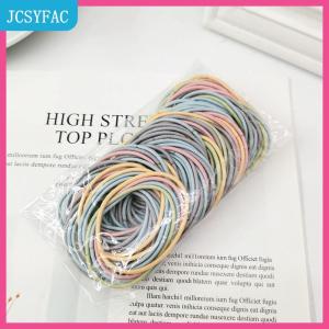 JCSYFAC 100pcs phụ nữ Cô Gái Tóc ban nhạc cao su tóc Tie dây thừng đàn hồi hairband ponytail chủ sở hữu headbands scrunchies