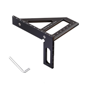MultiFunctional Miters Triangles Ruler With 45 90 Degree Angles Clear Scale Marking For Woodworking Construction Projects