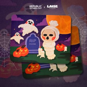 Republic Technology Mousepad office Mini Pocong Halloween Edition