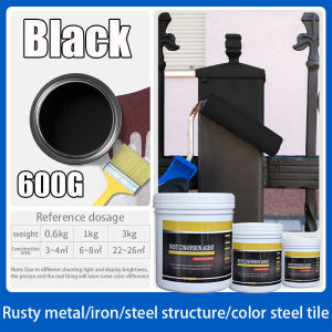 💥100 Years Without Rusting💥 Rust Converter Anti Rust Paint For Metal Waterproof 1Kg for Color steel tiles windows iron doors etc rusty metal steel protection Film Protector Metal Primer Remover Metal Steel Railings Rust Converter