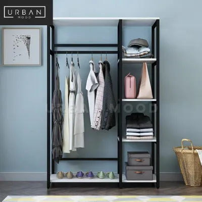 MENTON Modern Open Concept Wardrobe (Deliver In 4-8 Weeks)