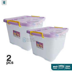 Ezy Container Box Besar Plastik Wadah CB 150 / 130 / 95 / 82 / 75 Liter Penyimpanan Serbaguna Kotak Makanan & Minuman
