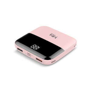 Zeallion 10000mAh mini sạc điện thoại di động sạc nhanh 2.1 một sạc dự phòng Ốp tích hợp pin dự phòng gói cổng kép wth Màn hình LED PowerPack