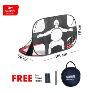 SPEEDS Gawang Jaring Lipat Portable Goal Outdoor Gol Portabel Sport Soccer Indoor Football 018-53