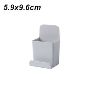 Wall Mounted Organizer Storage Box Remote Control Air Conditioner Storage Case Mobile Phone Plug Holder Stand Container Rack