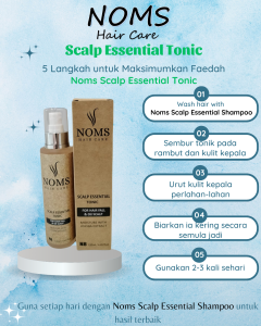 Noms Scalp Tonic 120ml/Noms Scalp Shampoo 1000ml
