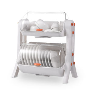 Draining Dish Rack Organizer Kitchen Storage with Cover and Drainer Utensil Cutlery Dishrack Local Stock / Fireheart
