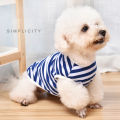 【HATELI】（Long sleeve）Dog Clothes Spring and Autumn Thin Section Breathable and Comfortable Puppy Pet Spring and Summer Clothes Small Dogs Cat Summer Clothes. 