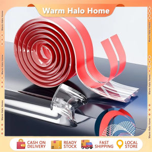 1/2M PVC Desk Table Edge Corner Protector Foam for Baby Safety Protection Strip Soft Bumper Self Adhesive Transparent Kids Collision Proof Soft Bumper Baby Safety