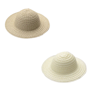 Unpainted Small Hat Blank Light Weight Rattan Paper Hat for Handmade Craft Project Wedding Christmas Party Decoration