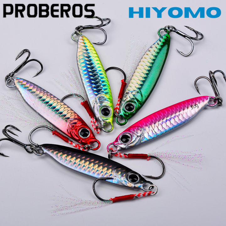 PROBEROS 1PCS Micro Jig Spoon 7g 10g 15g 20g 25g 30g Metal Cast