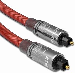 Kabel Optical Audio Gold-Plated Kinsound Fiber Optik Dolby Toslink untuk Home Theater & TV\r\n\r\nKabel Optical Audio Gold-Plated Kinsound adalah pilihan ideal bagi Anda yang mencari kualitas suara yang luar biasa dan daya tahan yang sangat baik untuk perangkat home theater dan TV Anda. Dalam artikel ini, kita akan membahas keunggulan, kompatibilitas universal, garansi ramah pabrikan, serta cara menggunakan kabel Optical Audio Kinsound.\r\n\r\n Keunggulan Kabel Optical Audio Kinsound\r\n\r\n 24k Emas Plating pada Connector\r\n\r\nKabel Optical Audio Gold-Plated Kinsound dilengkapi dengan connector yang dilapisi emas 24k, yang mampu mengurangi korosi dan menawarkan sinyal optimal yang jernih dan lancar. Hal ini berarti Anda akan mendapatkan kualitas suara yang lebih baik dibandingkan dengan kabel audio tradisional.\r\n\r\n Kualitas Suara yang Luar Biasa\r\n\r\nKabel Fiber Optic Dolby Toslink Kinsound menggunakan connector optik yang dipolish dengan presisi untuk mentransmisikan sinyal audio, menghilangkan distorsi dan gangguan yang sering ditemukan dalam kabel optik berbasis kabel tradisional. Dengan kabel ini, Anda dapat menikmati suara yang lebih jernih dan hidup.\r\n\r\n Daya Tahan yang Sangat Baik\r\n\r\nKabel Optical Audio Kinsound dibuat dengan kualitas tinggi dan dilapisi dengan lapisan nylon yang melindungi kabel dari kerutan dan kerusakan lainnya. Struktur konstruksi strain-relief berdiameter OD6.0mm memberikan fleksibilitas dan perlindungan yang optimal.\r\n\r\n Kompatibilitas Universal dengan Perangkat TOSLINK\r\n\r\nKabel Optical Audio Kinsound kompatibel dengan semua perangkat TOSLINK, termasuk pemutar Blu-ray, komputer, AV receiver, Roku, konsol game, TV, HDTV, monitor, atau proyektor. Anda dapat menggunakan kabel ini dengan berbagai perangkat untuk mendapatkan pengalaman audio yang luar biasa.\r\n\r\n Garansi Ramah Pabrikan selama 1 Tahun\r\n\r\nDengan membeli Kabel Optical Audio Kinsound, Anda akan mendapatkan garansi ramah pabrikan selama 1 tahun. Garansi ini memberikan keuntungan bagi Anda, karena Anda dapat menghubungi layanan pelanggan jika terjadi masalah dengan kabel. Layanan pelanggan Kinsound selalu siap membantu Anda.\r\n\r\n Cara Menggunakan Kabel Optical Audio Kinsound\r\n\r\n Langkah-langkah Instalasi\r\n\r\nUntuk menggunakan Kabel Optical Audio Kinsound, ikuti langkah-langkah berikut:\r\n\r\n1. Hubungkan ujung kabel ke port optical audio pada perangkat sumber, seperti TV, Xbox, atau PS4.\r\n2. Hubungkan ujung lainnya ke port optical audio pada perangkat tujuan, seperti soundbar atau AV receiver.\r\n3. Pastikan kabel terpasang dengan baik dan tidak ada yang mengganggu sinyal.\r\n\r\n Tips untuk Optimalisasi Suara\r\n\r\nUntuk mendapatkan suara terbaik dari Kabel Optical Audio Kinsound, ikuti beberapa tips berikut:\r\n\r\n* Pastikan kabel terpasang dengan baik dan tidak ada yang mengganggu sinyal.\r\n* Gunakan kabel ini dengan perangkat yang kompatibel dengan TOSLINK untuk mendapatkan hasil terbaik.\r\n* Jika Anda memiliki perangkat home theater, pastikan Anda menggunakan pengaturan suara yang tepat untuk mendapatkan suara surround yang luar biasa.\r\n\r\nKabel Optical Audio Gold-Plated Kinsound adalah pilihan ideal bagi Anda yang mencari kualitas suara yang luar biasa dan daya tahan yang sangat baik untuk perangkat home theater dan TV Anda. Dengan keunggulan, kompatibilitas universal, garansi ramah pabrikan, serta cara menggunakan kabel Optical Audio Kinsound yang mudah, Anda dapat menikmati pengalaman audio yang luar biasa.