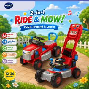 VTech® 3-IN-1 MOW AND GROW TRACTOR