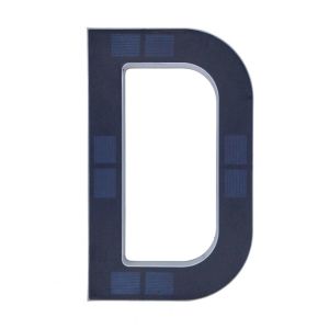 OKDEALS01 Waterproof Solar Lighted House Numbers Light 6.7IN No Wiring LED Address Numbers Signs Address Sign Illuminated LED House Number Plaque Yard