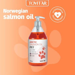 Tovitar® 300ml Pure Norwegian Salmon Oil For cats and dogs of all ages Shiny coat Increased appetite