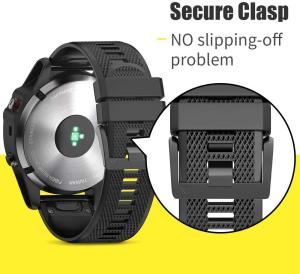 Zenia Quick Release fit 26MM 22MM Watch Strap for Garmin MARQ Instinct EPix Gen 2 Fenix 8 AMOLED E 7X 7 Pro 6X Solar 6 5X 5 Plus 3 HR Forerunner 970 965 Approach S70 47mm S60 S62 Descent G1 G2 Mk3i 51mm Mk1 Mk2 Mk2i Quatix Sapphire D2 Tactix Delta Enduro