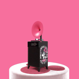 Disney Lotso Bluetooth Speaker Retro Wireless High Quality Audio Desktop Atmosphere Light LED Clock Gift