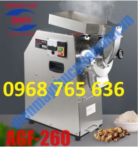 Máy xay tam thất ngũ cốc thảo dược siêu mịn tan trong nước AGF260 có bộ phận làm mát khoang đập