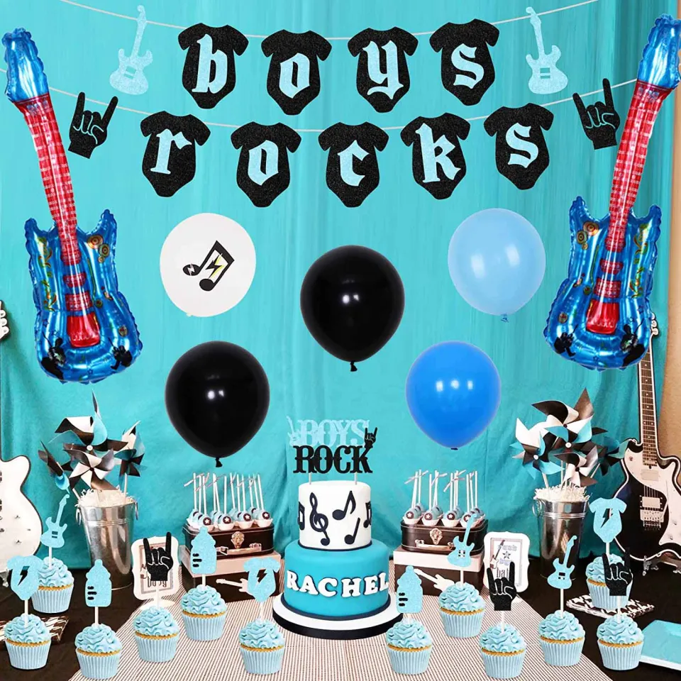 Boys rock hot sale baby shower