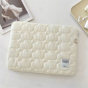 MIIQNUS Portable Laptop Bag Padded Korean Style Laptop Sleeve Soft Lightweight Storage Bag Notebook Storage