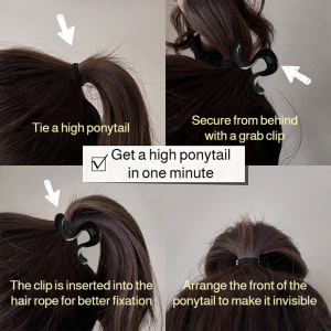 Hairpin Simple and Elegant Grab Clip Fixed Hairstyles Reuse Multiple Uses Non-collapsing Durable