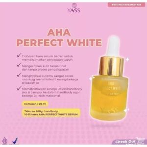 SERUM YASS AHA PERFECT WHITE YASS 20 ml - Serum Badan Whitening
