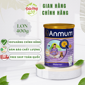 Sữa bột Anmum Materna Hương Vanilla/Hương Socola/Ít đường 800g