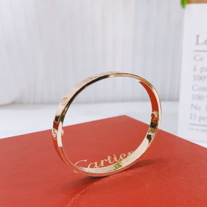 "Medieval quality" secondhand Cartier Love series wide bracelet Lazada PH