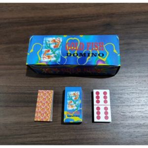 Kartu gaple Domino game / Gapleh card / Mainan gaplek Gold Fish 1 Pcs